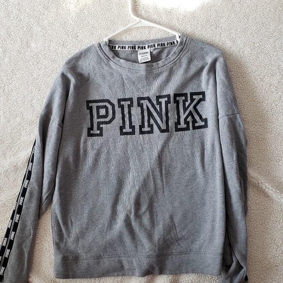 Victoria Secret Pink Gray Sweatshirt - Picture 5 of 5